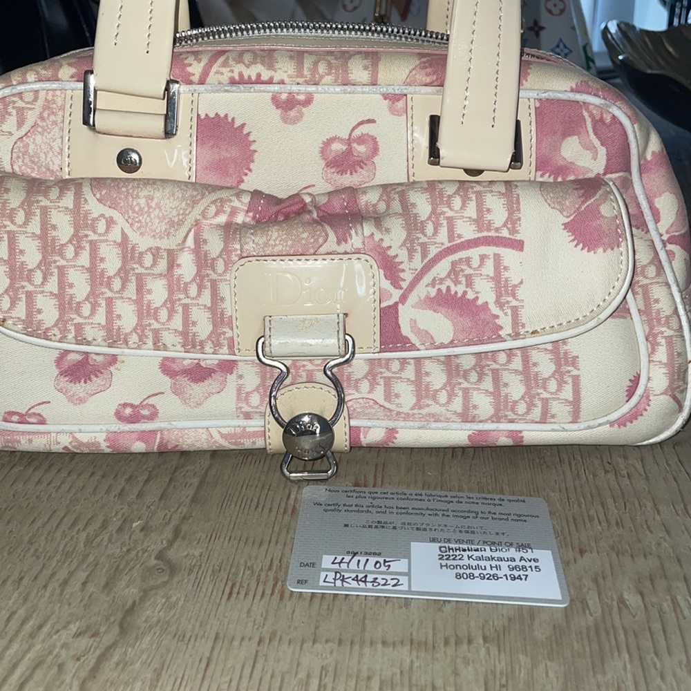 Authentic vintage Dior handbag